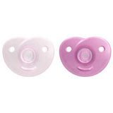 Philips AVENT Soothie – suzetă fără BPA pentru bebeluși cu vârsta cuprinsă între 0 și 6 luni, roz/roz deschis (model SCF099/22)