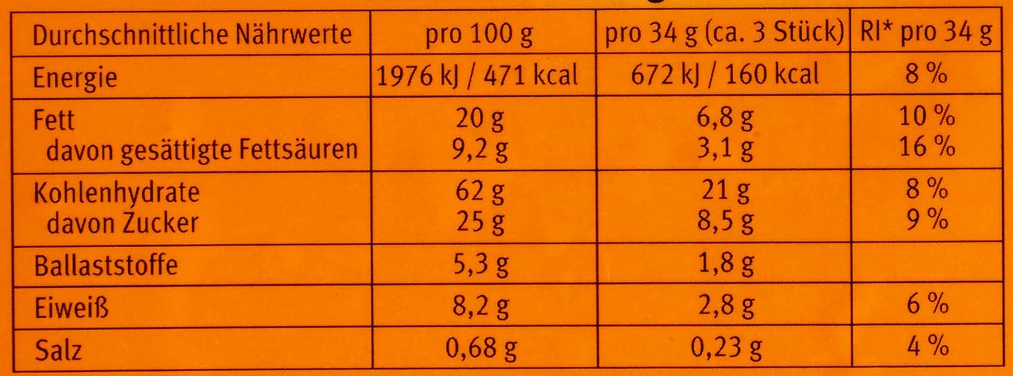 Bahlsen Hobbits Crunchy - Pachet de 18 - Cutie de depozitare - Biscuiți integrali cu conținut ridicat de fibre și fulgi de ovăz (18 x 250 g)