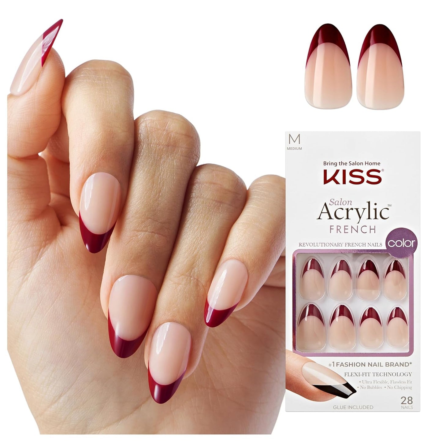 Kit de vopsea acrilică KISS Salon FN