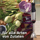 Bosch Stabmixer Ergomaster Serie 6 MSM6M673, 10 Jahre Motorgarantie, Edelstahl-Klingen, Verschleißfreie Keramik-Kupplung, Luftkühlung, Zerkleinerer, Kartoffelstampfer, Schneebesen, 1000 W Bucatarie Naty Shop