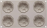 Silikomart, Formă pentru prăjiturele Tartufo de silicon, 8 Monoportii, Ø 62 H 52 mm Bucatarie Naty Shop Bollicine