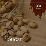 Turrón cu fistic din ciocolată artizanală, 200g, textură cremoasă, calitate superioară, ingrediente fine, gust autentic, cel mai scump turrón din lume