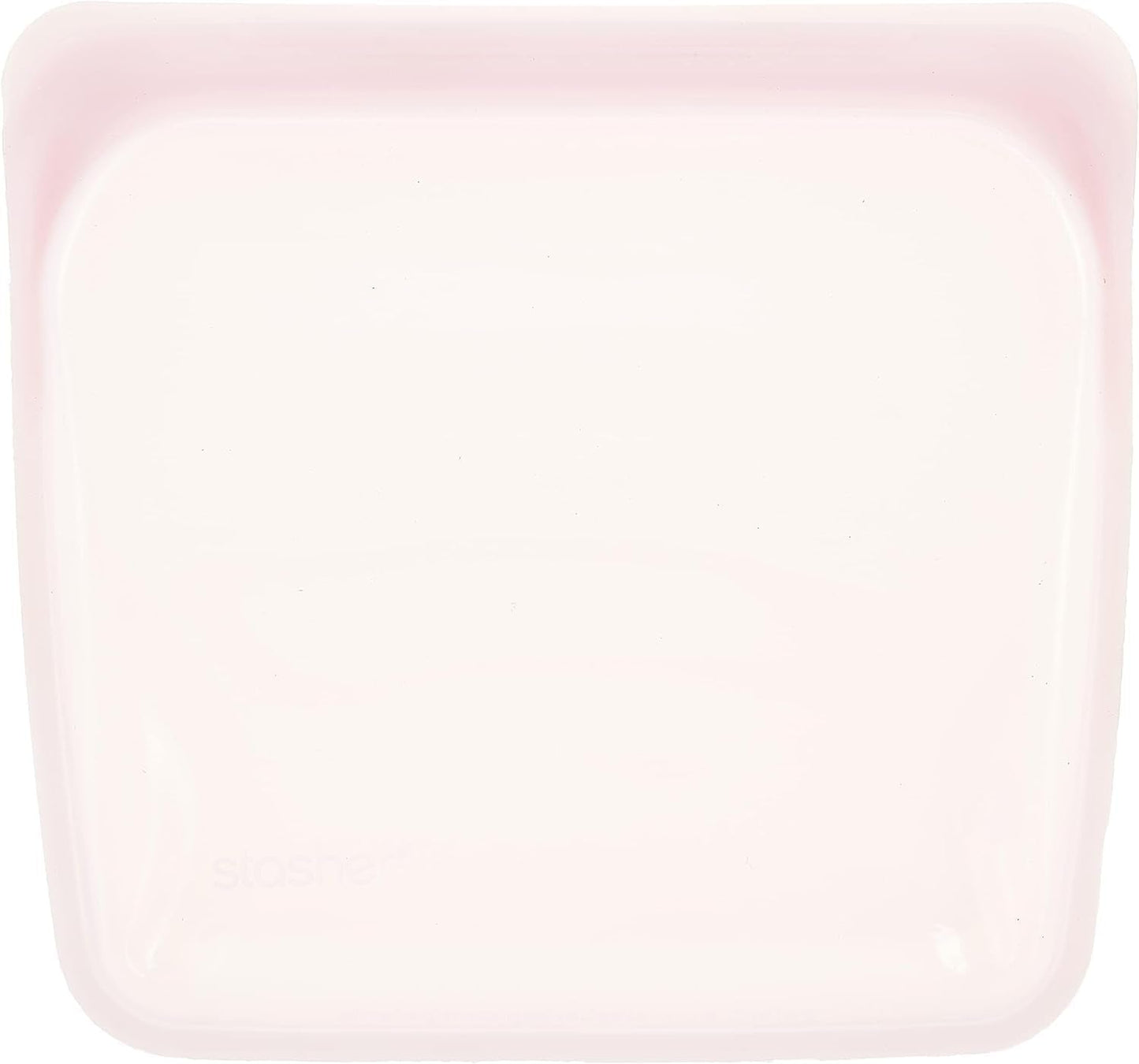 Pungă Stasher Pungă din silicon premium reutilizabilă pentru alimente, pungă sandwich, transparentă, durabilă, sigură pentru cuptor, mașină de spălat vase și congelator, ecologică, pungă pentru prânz, fără scurgeri, 828ml Cutii depozitare alimente Naty Shop Rose Quartz