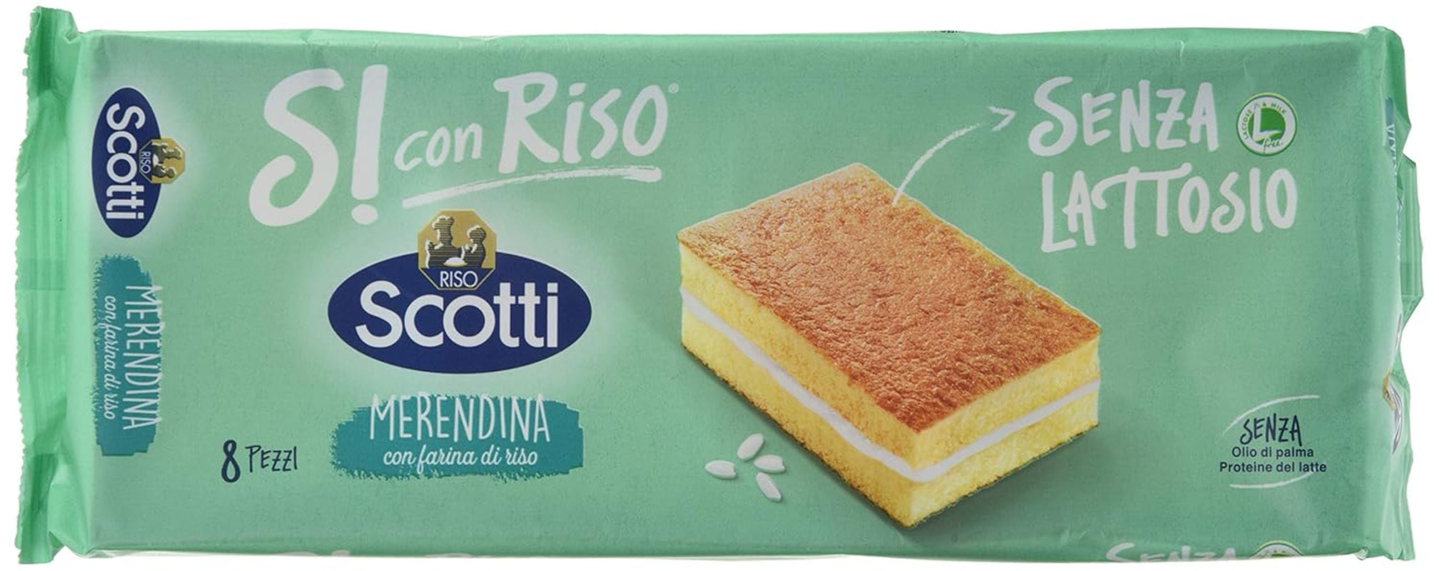 Da cu orez - Gustări cu făină de orez - Gustări fără lactoză, fără ulei de palmier - 8 porții