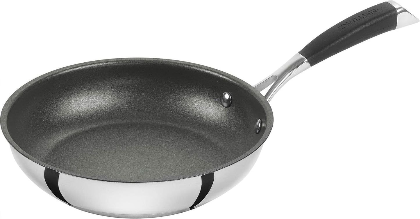 Tigăi ZWILLING CORNELIA POLETTO, cu strat antiaderent în 4 straturi cu particule de diamant, oțel inoxidabil 18/10, pentru toate tipurile de plită, inclusiv inducție Oale si Tigai Naty Shop 24Cm