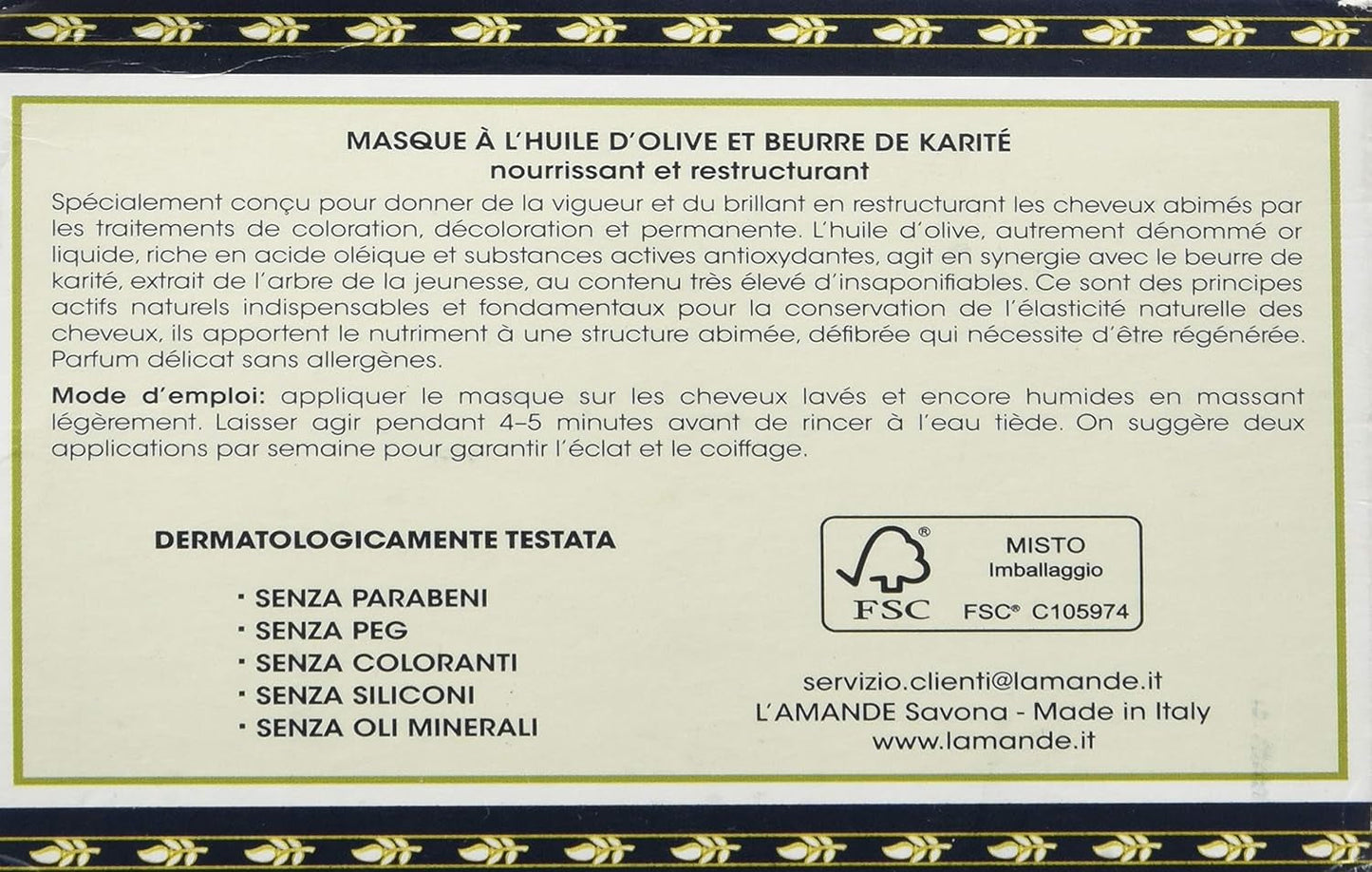 Mască de față cu ulei Oliva - 300 ml Masca de par Naty Shop