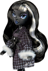 Rainbow High Shadow High Girl's Night – Shanelle Onyx – Păpușă la modă de 28 cm în nuanțe de gri, păr negru și ținută cu accesorii și pieptene – Pentru colecționari și copii cu vârsta de 6 ani și peste