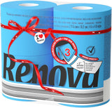 Hârtie igienică Renova, verde, 4 role
