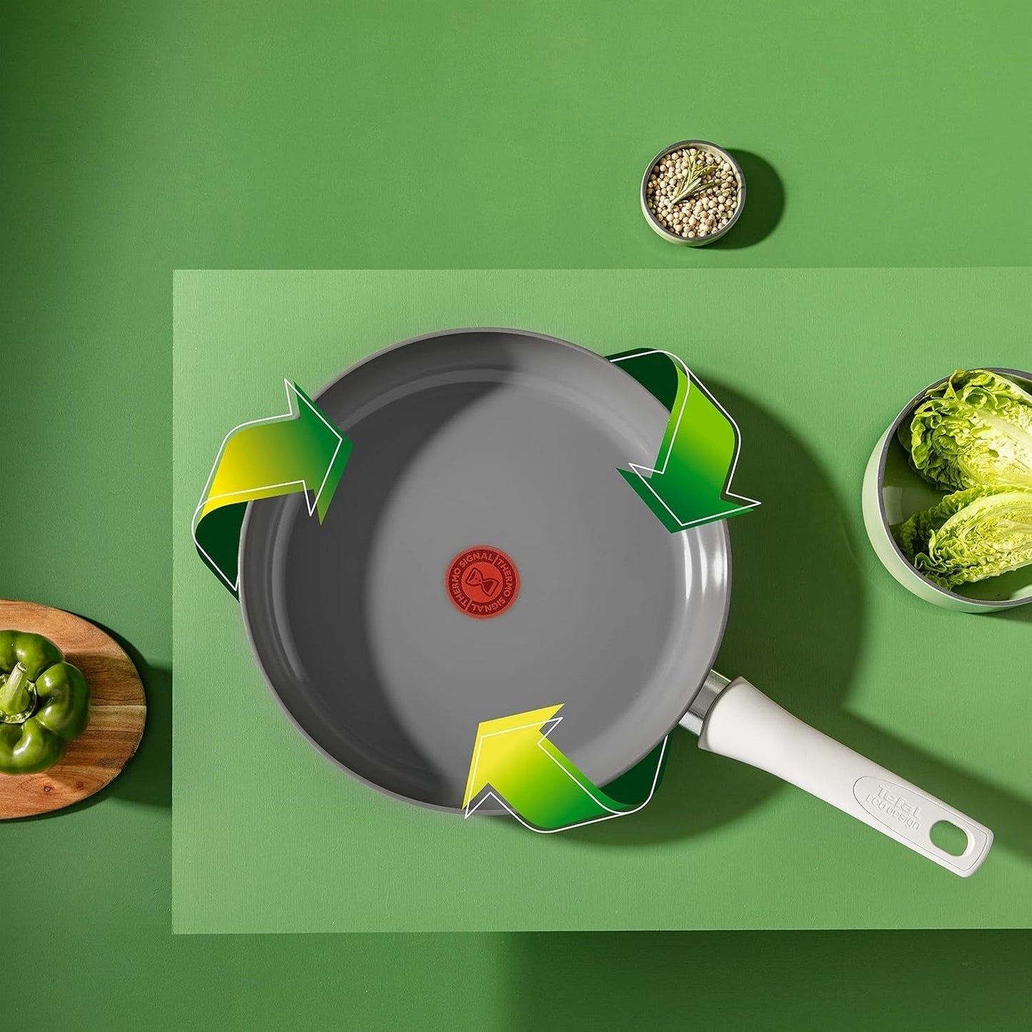 Tefal C42706 Renew on tigaie 28 cm cu etanșare ceramică Oale si Tigai Naty Shop