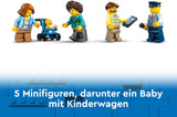 Autobuz cu două etaje LEGO City, autobuz de jucărie cu două etaje, set de vehicule pentru fete și băieți de la 7 ani, conține 5 figurine, inclusiv un bebeluș într-un cărucior 60407 Seturi de constructie Besuche den LEGO-Store