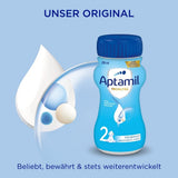 Aptamil Pronutra 2, lapte de continuare după 6 luni, lapte pentru bebeluși gata de băut (4 x 200 ml)