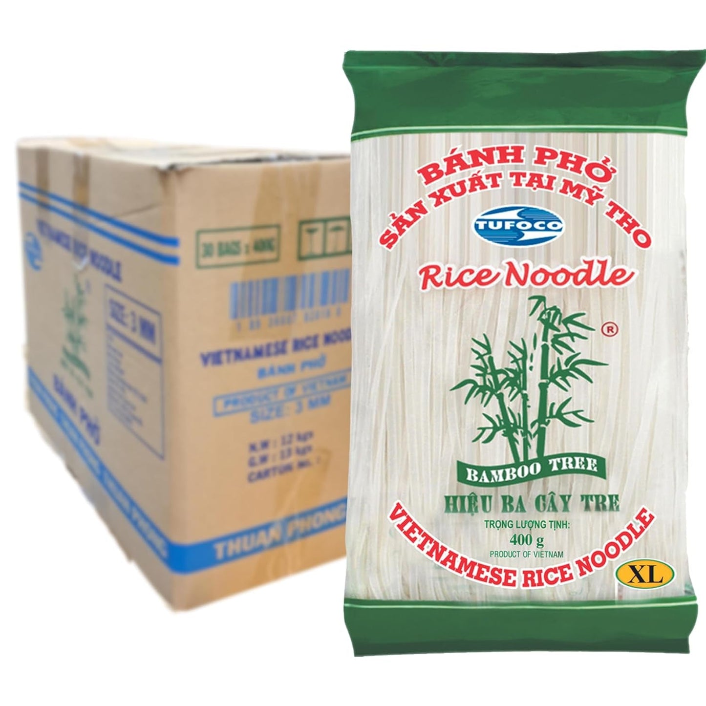 BAMBOO TREE - Reisnudeln 3 Mm. - 1 X 400 GR