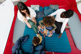 Therm-A-Rest Cascade Pernă compresibilă cu cordon, Pernă de camping, Culoare: Topowave, Dimensiune: L Perne calatorie Naty Shop