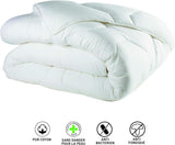 Blanrève Cthalvd011420 Copertă de plapumă Hollofil Allerban bumbac cald alb 140 X 200 cm Plapumi si pilote Naty Shop