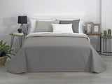 AVA | Cuvertură Reversibilă | Pentru Toate Anotimpurile | Culoare - Bej/Taupe | Pentru pat de 105 Cm. (200 X 270 Cm. Ancho X Alto) | Cuvertură cu matlasare Plapumi si pilote Naty Shop Titlu implicit