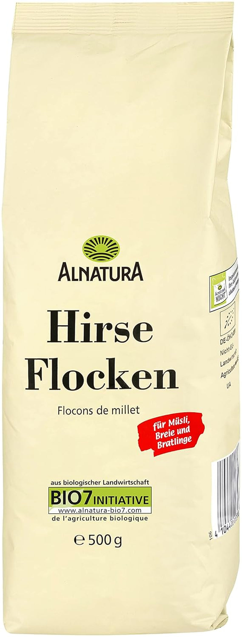Fulgi de mei organic, 500g