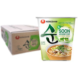 Nong Shim - Instant Cup Nudeln Suppe Soon Veggie - Multipack (12 X 67 GR)