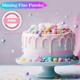 Sclipici comestibil - 6G colorant alimentar pudră pentru ciocolată, căpșuni, brioșe, prăjituri, fondant (auriu)
