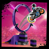 LEGO 60361 City Stuntz Ultimate Stunt Rider Challenge, cascadorii 3In1 pentru 1 sau 2 jucători, cu 2 motociclete de jucărie cu volan pentru copii, set 2023 Seturi de constructie Besuche den LEGO-Store