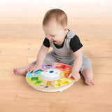 Baby Einstein, Hape, Cal's Smart Sounds Symphony Magic Touch Jucărie electronică din lemn cu activități în 3 limbi (engleză, franceză și spaniolă), 3 moduri, de la 6 luni Jucarii Bebe Naty Shop