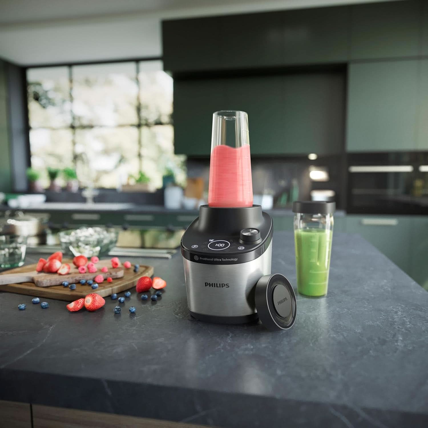 Blender PHILIPS Seria 7000 HR3760/00, 2l, 1500W, 12 trepte viteza, negru Bucatarie Naty Shop
