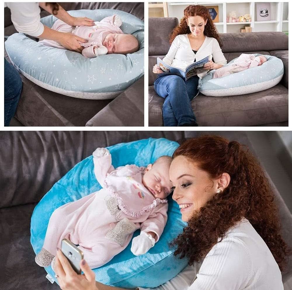 Nuvita 7100 Dreamwizard, Perna de alăptare, multifuncțională 12 în 1 cu suport lombar reglabil Accesorii Hrana si Alaptare Bebe Naty Shop