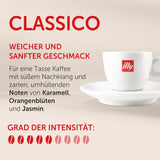 illy, Iperespresso Kapseln CLASSICO, 100 % Arabica mit Noten von Orangenblüten und Jasmin, Sanfter Geschmack und Süßer Nachgeschmack, 6 Packungen à 18 Kapseln (Insgesamt 108 Kapseln)