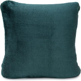 Gözze - Husă de pernă confortabilă, Merino Feeling, 50X50 Cm - Verde închis Paturi si Cuverturi Besuche den GÃ¶zze-Store