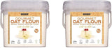 Făină de ovăz Weider Gourmet (1,9 kg) aromă de brownie. Fulgi de ovăz integrali. Sursă de proteine cu conținut scăzut de zahăr.