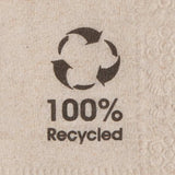 Șervețele ecologice organice realizate din hârtie reciclată I Șervețele din hârtie de înaltă calitate 10 X 10 cm I 100 bucăți șervețele de cocktail Nealbite, biodegradabile, compostabile