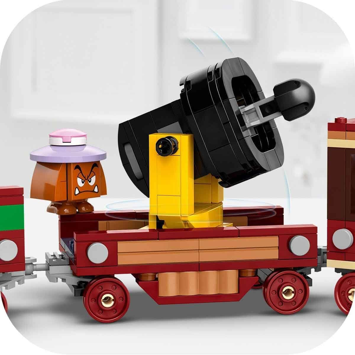 LEGO Super Mario Trenul Express Bowser, set de joacă de aventură pentru copii cu Hammer Brother, 2 Gumbas și 2 Parapunctures, cadou Nintendo pentru băieți, fete și gameri 71437 Seturi de constructie Besuche den LEGO-Store
