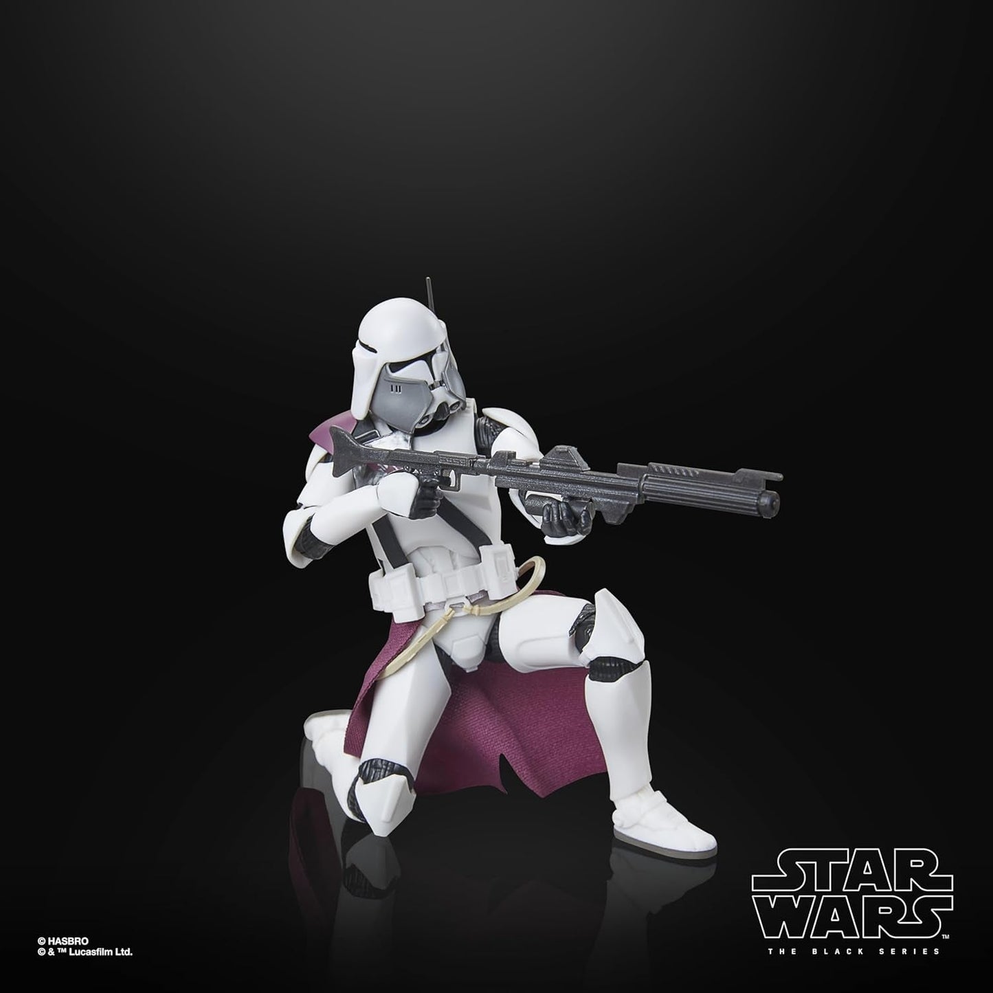 Star Wars seria neagră Clone Commander Bacara, Star Wars: Ahsoka Premium figurină de colecție (15 cm) Action figures Naty Shop