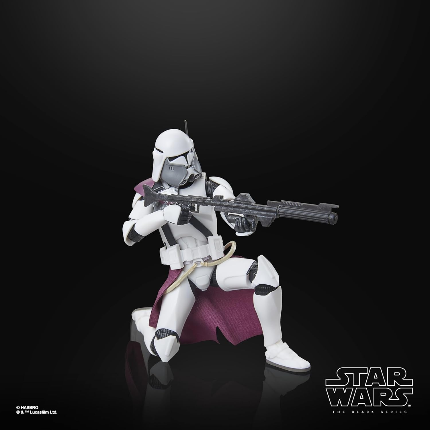Star Wars seria neagră Clone Commander Bacara, Star Wars: Ahsoka Premium figurină de colecție (15 cm) Action figures Naty Shop