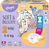 Scutece Bella Baby Happy Premium, mărimea 6, Junior Extra, 15+ kg, 96 de bucăți, sigiliu DERMATEST și OEKO-TEX, scutece de unică folosință pentru bebeluși