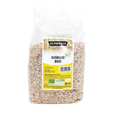 Sorg alb organic, 1 kg, decorticat, boabe crude, cultivat organic în Italia, pachet ideal pentru familie