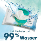Pampers Harmonie Aqua Feuchttücher 6 Packungen Mit Jeweils 48 Feuchttüchern - 288 Feuchttücher, Die Helfen, Den Natürlichen Ph-Wert Der Haut Wiederherzustellen, Leichte Lotion Mit 99% Wasser Naty Shop