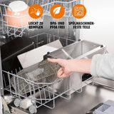 Tristar friteuză cu ulei FR-6935, 2000 wați, 3 litri, termostat, zonă rece, 3-4 persoane, metalic Electrocasnice Naty Shop