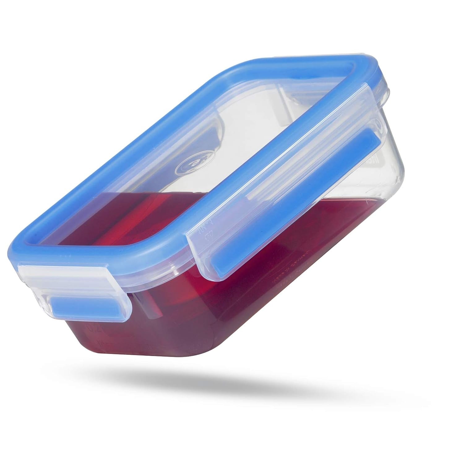 Emsa 508558 Clip & Close recipiente pentru depozitarea alimentelor | set din 3 piese | 3 x 1 litru | -40 până la +100 grade | plastic | 100 % etanș | sigiliu special pentru prospețime Cutii depozitare alimente Naty Shop