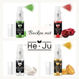 Pudră de aur comestibilă He-Ju 10g, vegană și fără E171, colorant alimentar auriu, sclipici comestibil pentru băuturi și alimente