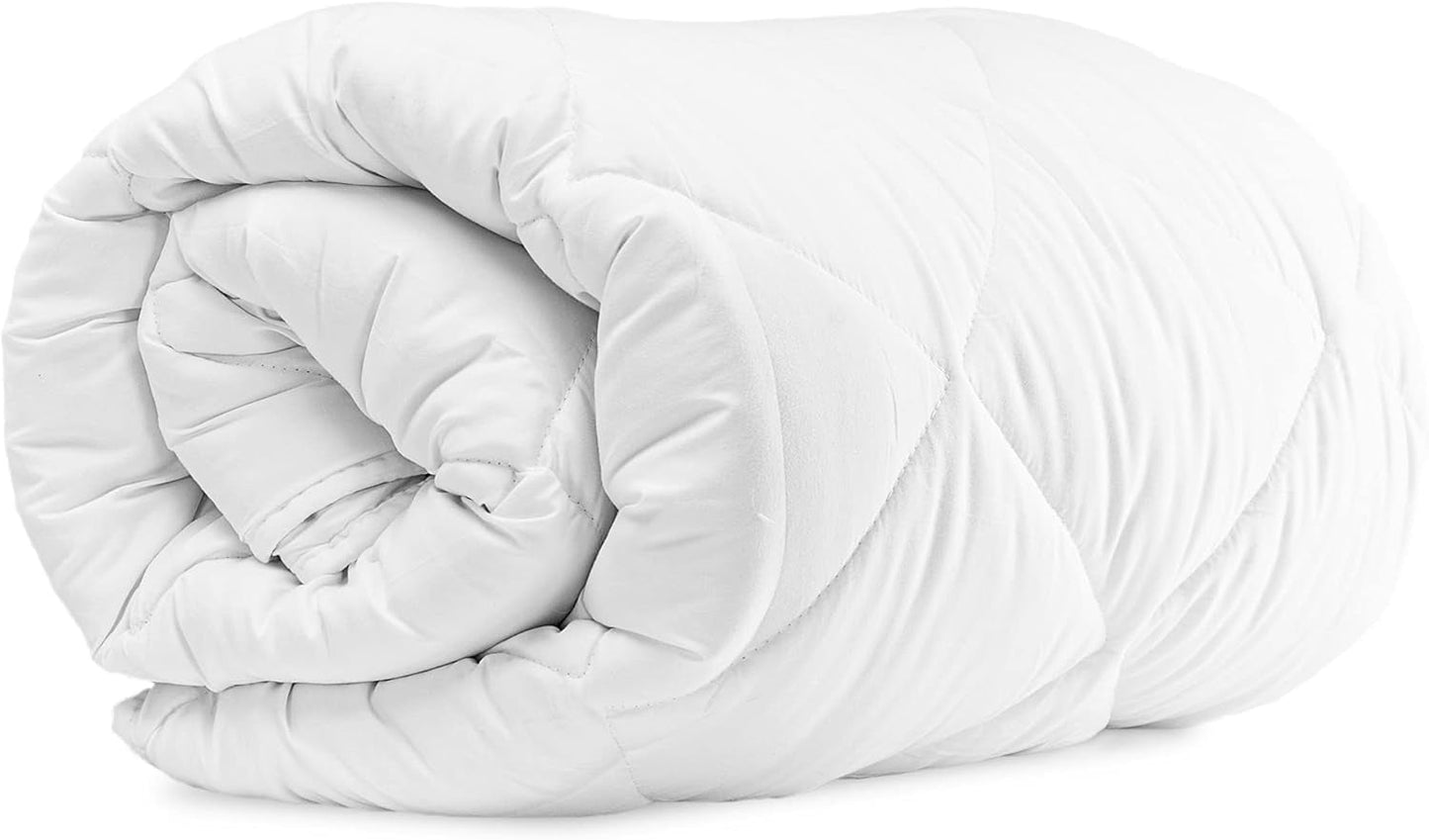 Komfortec Summer Blanket 135X200 Cm, 170Gsm, Pătură subțire și ușoară pentru vară, pătură antialergică, albă Plapumi si pilote Naty Shop 200 X 200 Cm Pătură all-season