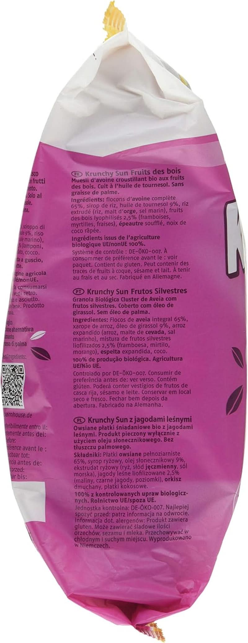 Barnhouse Muesli Krunchy Sun Fruits, 750 grame Cereale Naty Shop