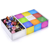 Asortiment de ciocolată (37 bile LINDOR, 24 bețișoare Hello Mini, 10 Mini Fioretto), cadou de ciocolată (1 x 815 g) și HELLO Mini Emoti, ciocolată cu lapte în 5 modele de emoticonuri, 164 g