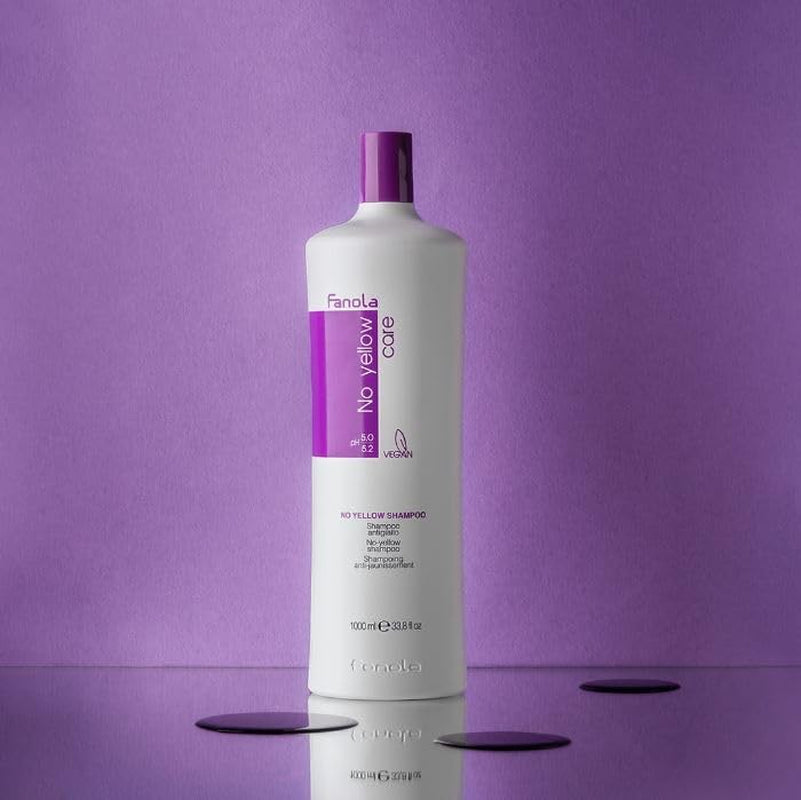 Fanola No Yellow Silver, Șampon împotriva petelor galbene, 1000 ml Duș și baie Fanola