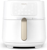 Philips 3000Er Airfryer XL - Tehnologie Rapid Air, prăjire cu până la 90% mai puțină grăsime, capacitate 1,2 kg, 6,2 litri, ecran tactil Electrocasnice Naty Shop Weiß Conexiune wireless si culoare alba 7.2 L