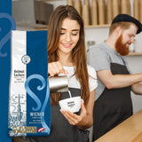 Helmut Sachers Kaffee - amestec vienez, Intensitate 3/5, 100% Arabica, boabe de cafea întregi, 6 X 500G Naty Shop