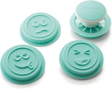Silikomart 25.440.39.0069,Set Decupator Emoji, Ø73 MM Naty Shop