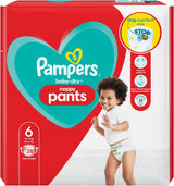 Scutece Pampers Baby-Dry, mărimea 8, 43 de scutece, de la 19 kg, pachet Jumbo+