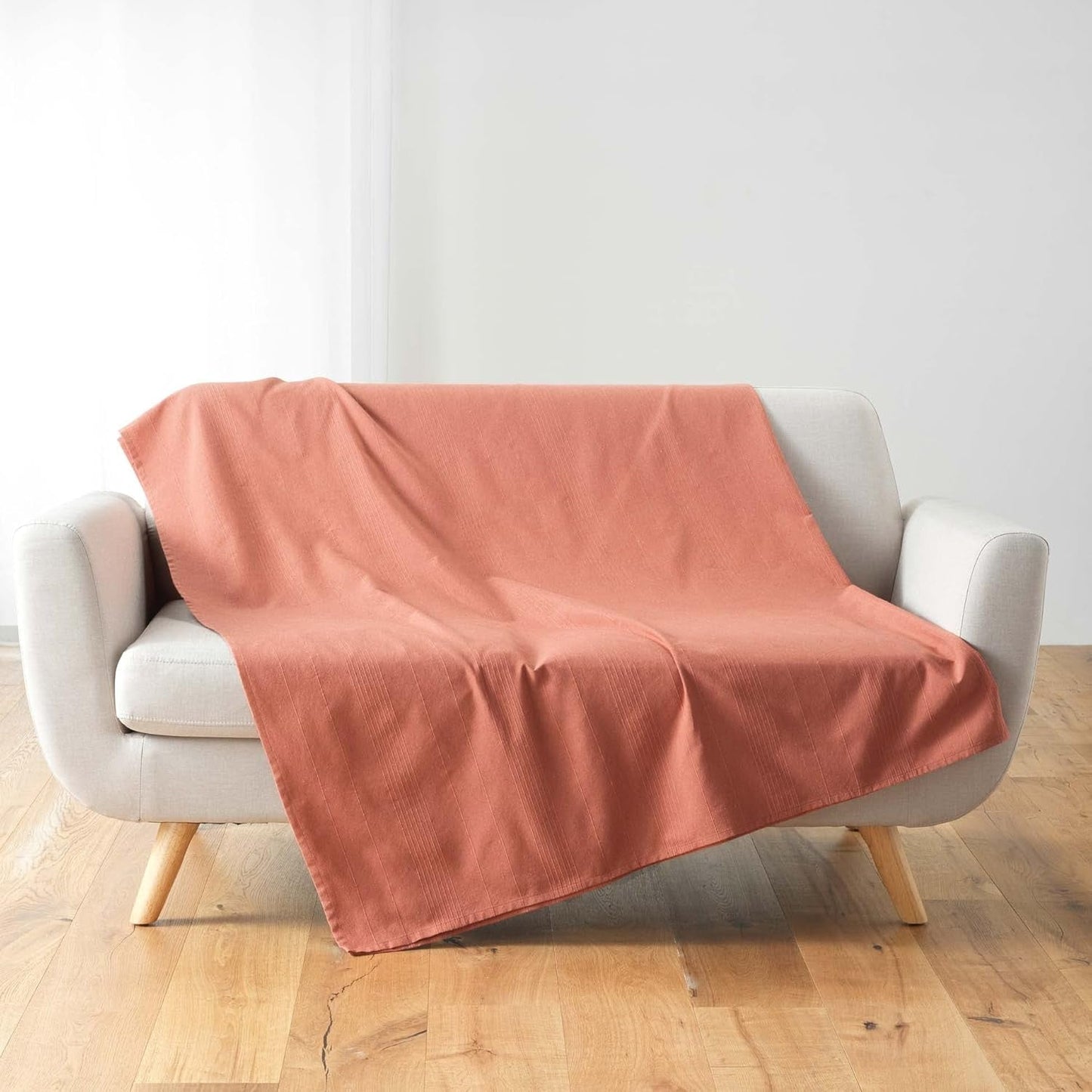 Douceur D'Intérieur, Pătură (220 X 240 Cm) Lucile Curry, Polycotton, Unicolor Paturi si Cuverturi Douceur d'IntÃ©rieur Marsala 180 X 220 Cm