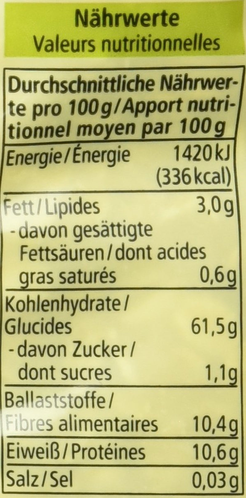 Bio 5-Kornflocken, 500G Cereale Naty Shop
