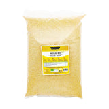 Mei organic 1 kg, boabe organice bogate în fibre și minerale, boabe de mei galben pentru consum, pachet ideal pentru familie
